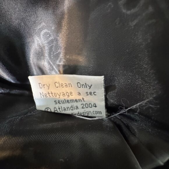 Icelandic Design Embroidered Wool Jacket Coat Womens L Green Floral Sweater Zip - Picture 9 of 13